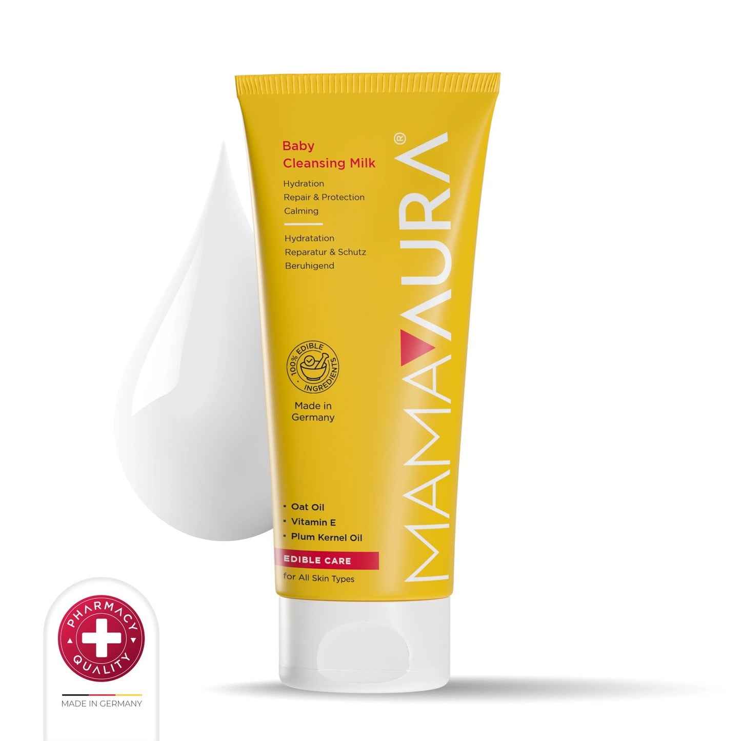 Mamaaura, Baby, Hydrating, Cleansing Milk, 200 ml