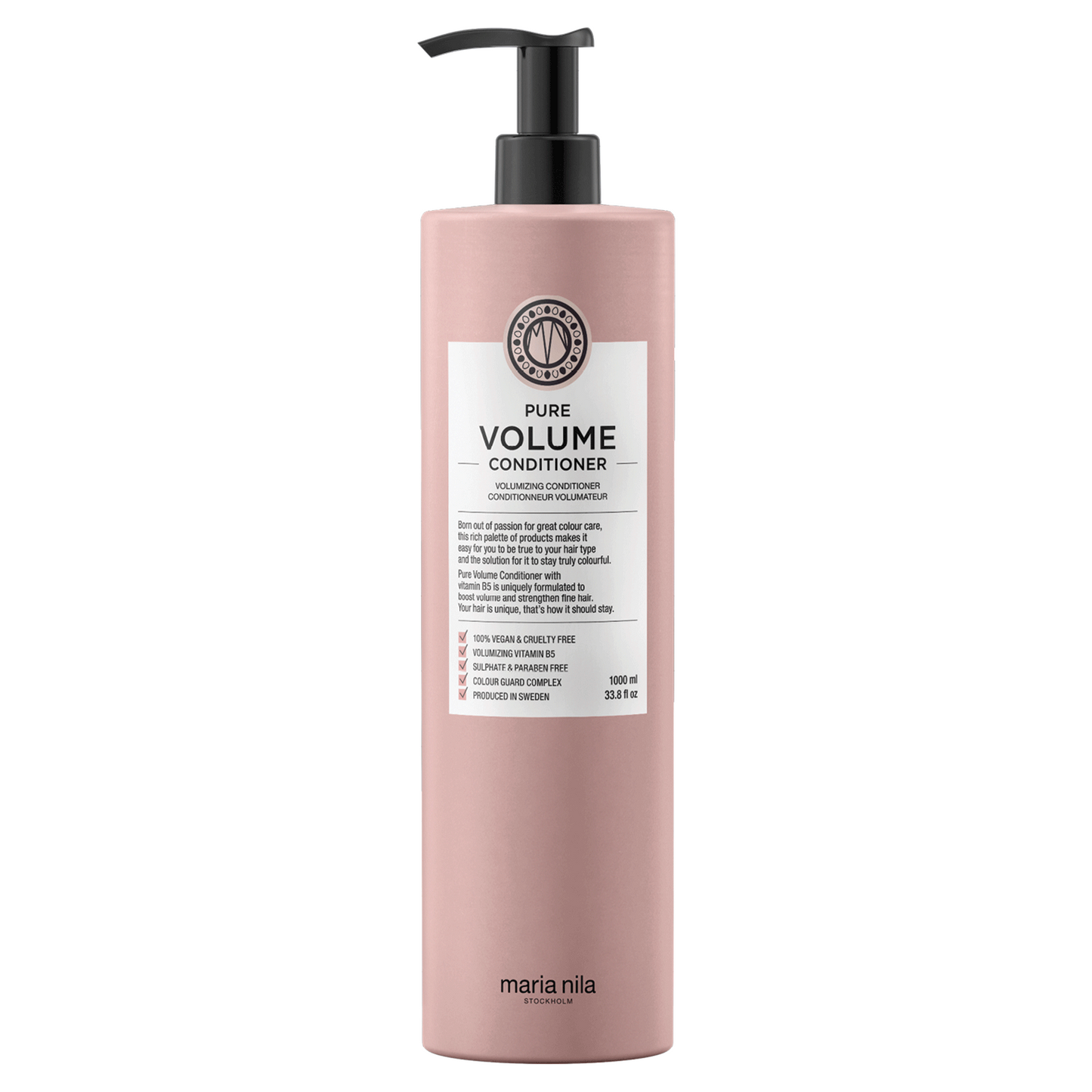 Maria Nila, Pure Volume, Paraben-Free, Hair Conditioner, For Volume, 1000 ml - view 3