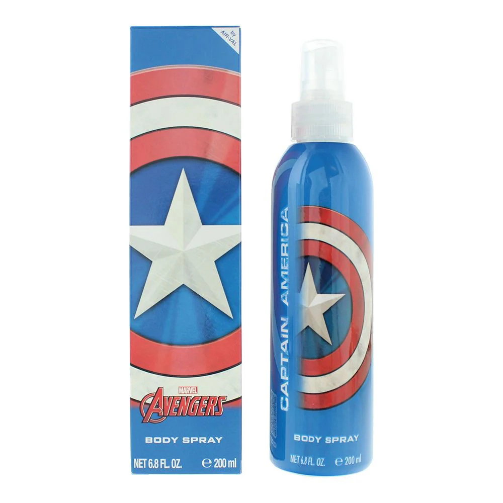 Marvel, Captain America, Body Spray, 200 ml
