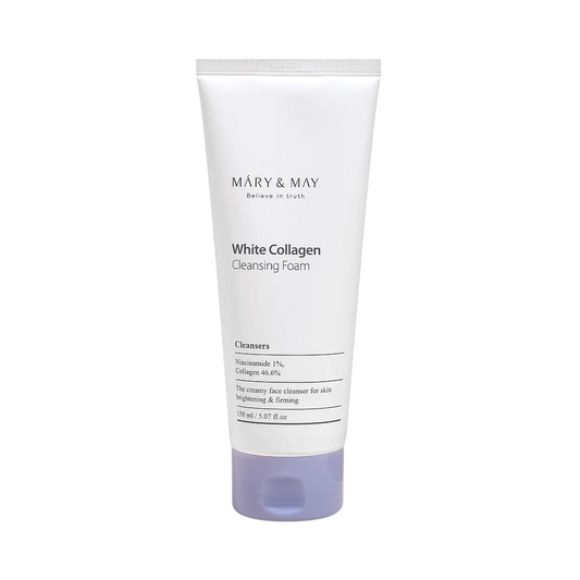 Mary and May, White Collagen, Brightening & Firming, Cleansing Foam, 150 ml