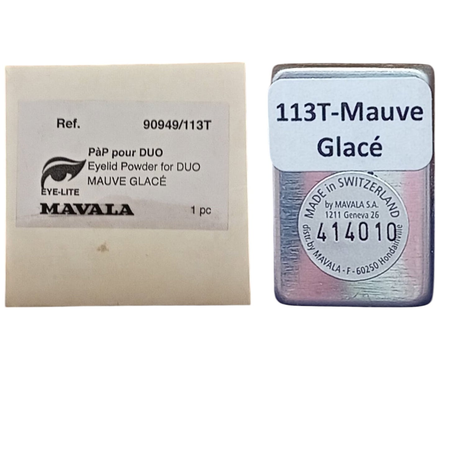Mavala, Duo Satin, Eyeshadow Powder, Mauve Glace, x, 1.2 g *Tester - view 2