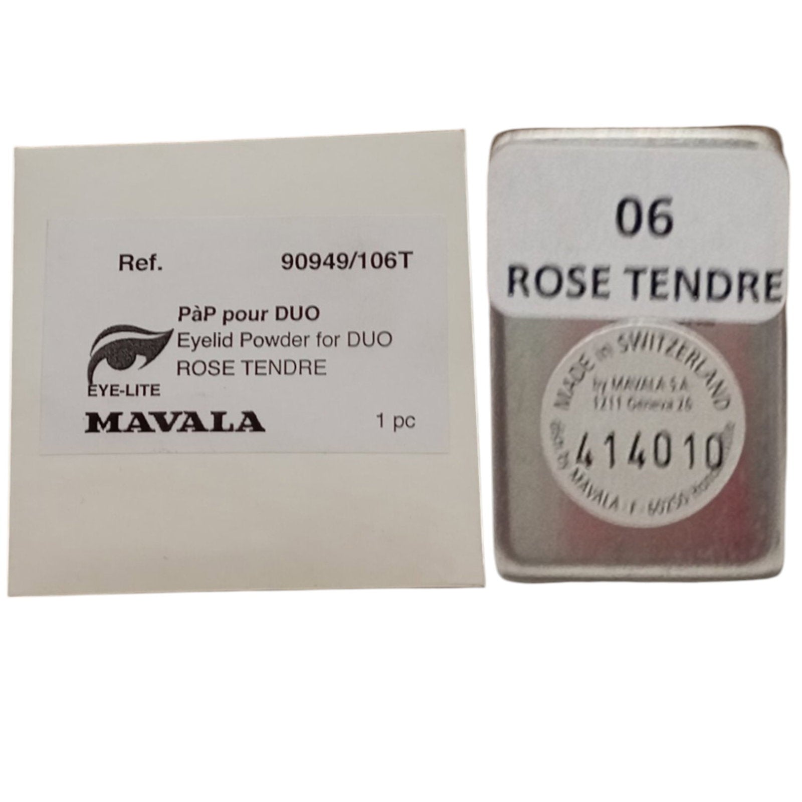 Mavala, Duo Satin, Eyeshadow Powder, Rose Tendre, x, 1.2 g *Tester - view 2