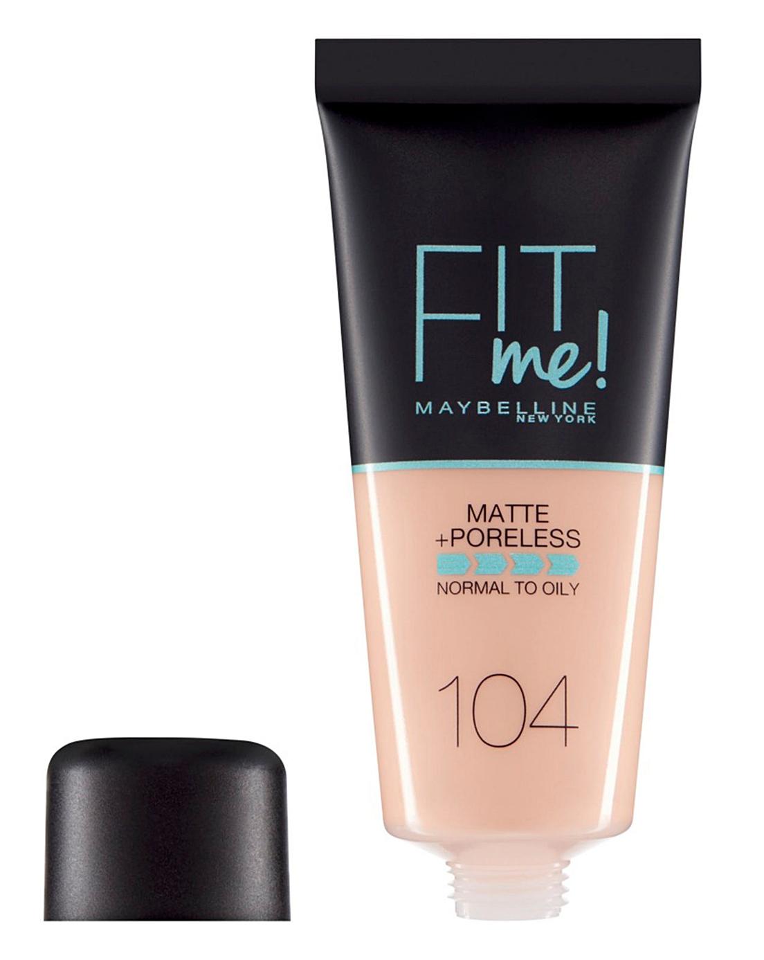 Maybelline, Fit Me Matte + Poreless, Liquid Foundation, 104, Soft Ivory, 30 ml - view 2