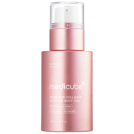 Medicube, PDRN Pink Collagen Exosome Shot 7500, Anti-Aging & Regenerating, Day & Night, Serum, For Face, 30 ml