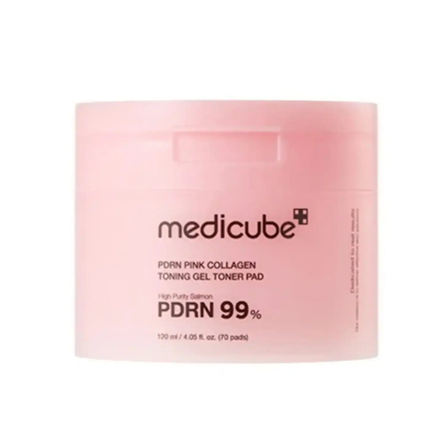 Medicube, PDRN Pink Collagen Toning Gel, Anti-Aging & Firming, Cleansing Pads, 70 pcs