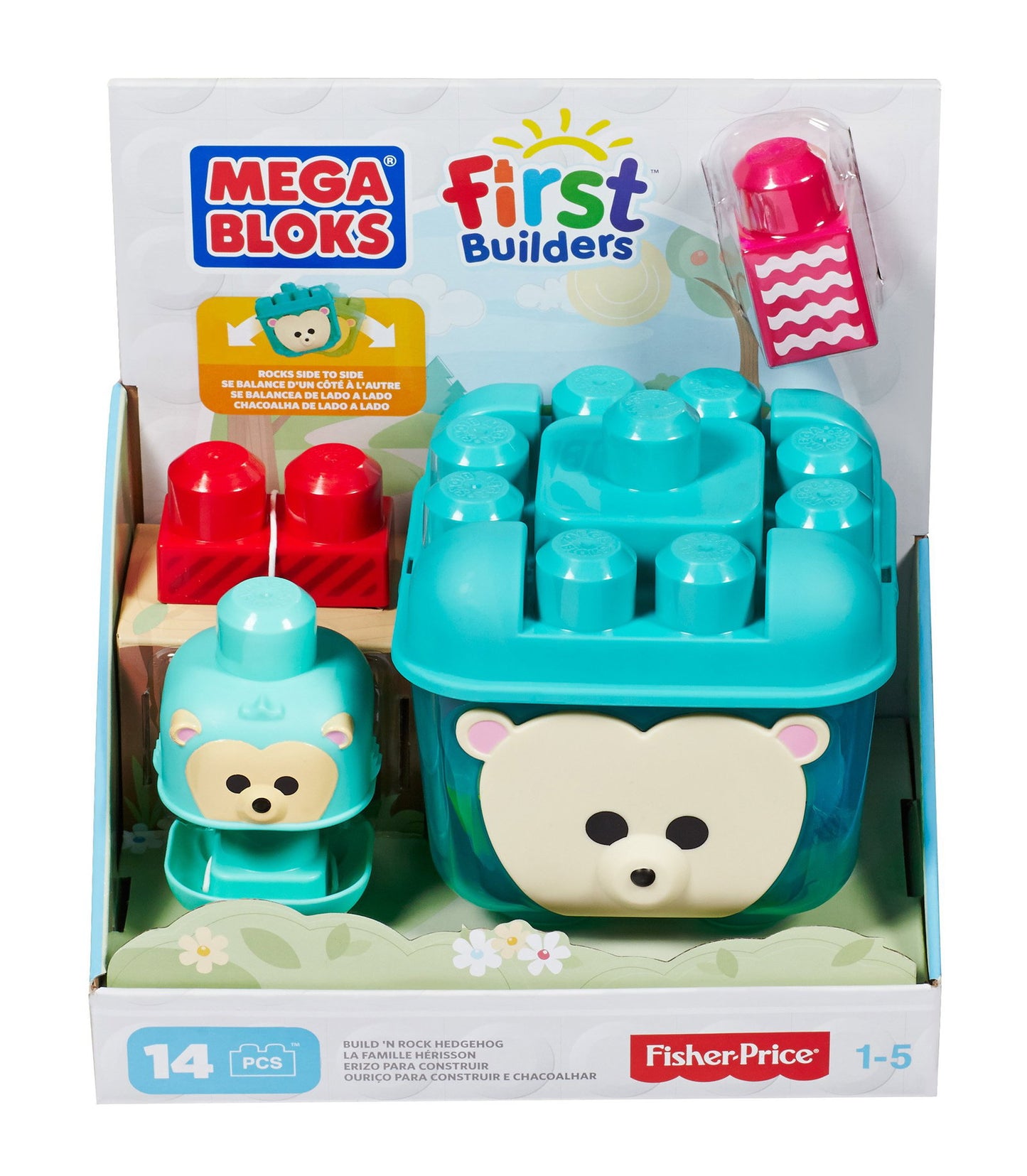 Mega Bloks, First Builders, Bouw & Wiebel Egel, Construction Set, Unisex, 1 - 5 years