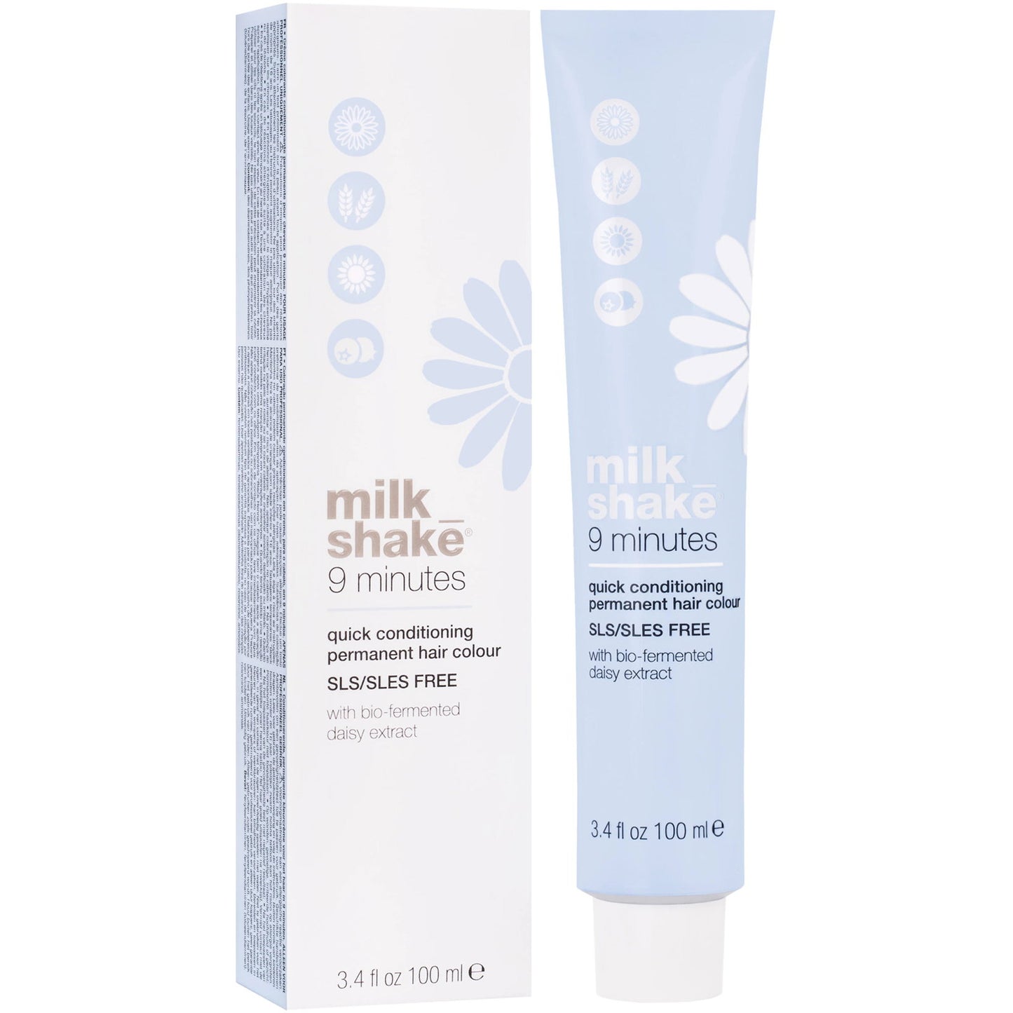 Milk Shake, 9 Minutes, Permanent Hair Dye, 5.1 Castano Chiaro Genere, 100 ml