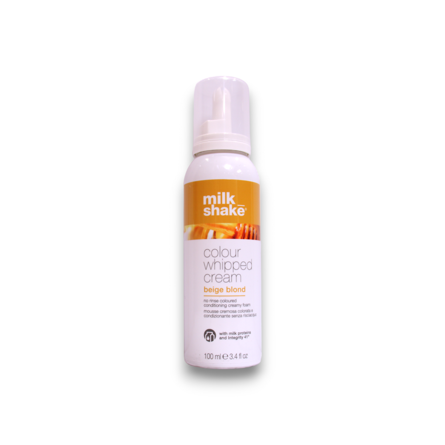 Milk Shake, Colour Whipped Cream, Organic Fruit Extracts, Hair Colour Leave-In Mousse, Beige Blond, 100 ml