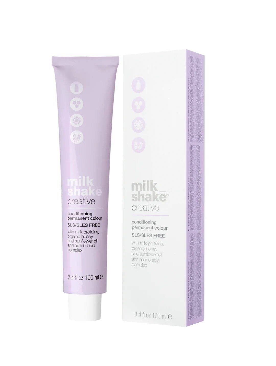 Milk Shake, Creative, SLS/SLES-Free, Permanent Hair Dye, 10.110A Ash Platinum Lightest Blond, 100 - view 2