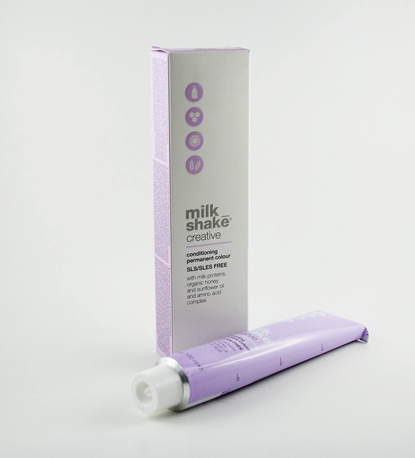 Milk Shake, Creative, SLS/SLES-Free, Permanent Hair Dye, .17.AV Light Metallic Grey, 100 ml - view 2
