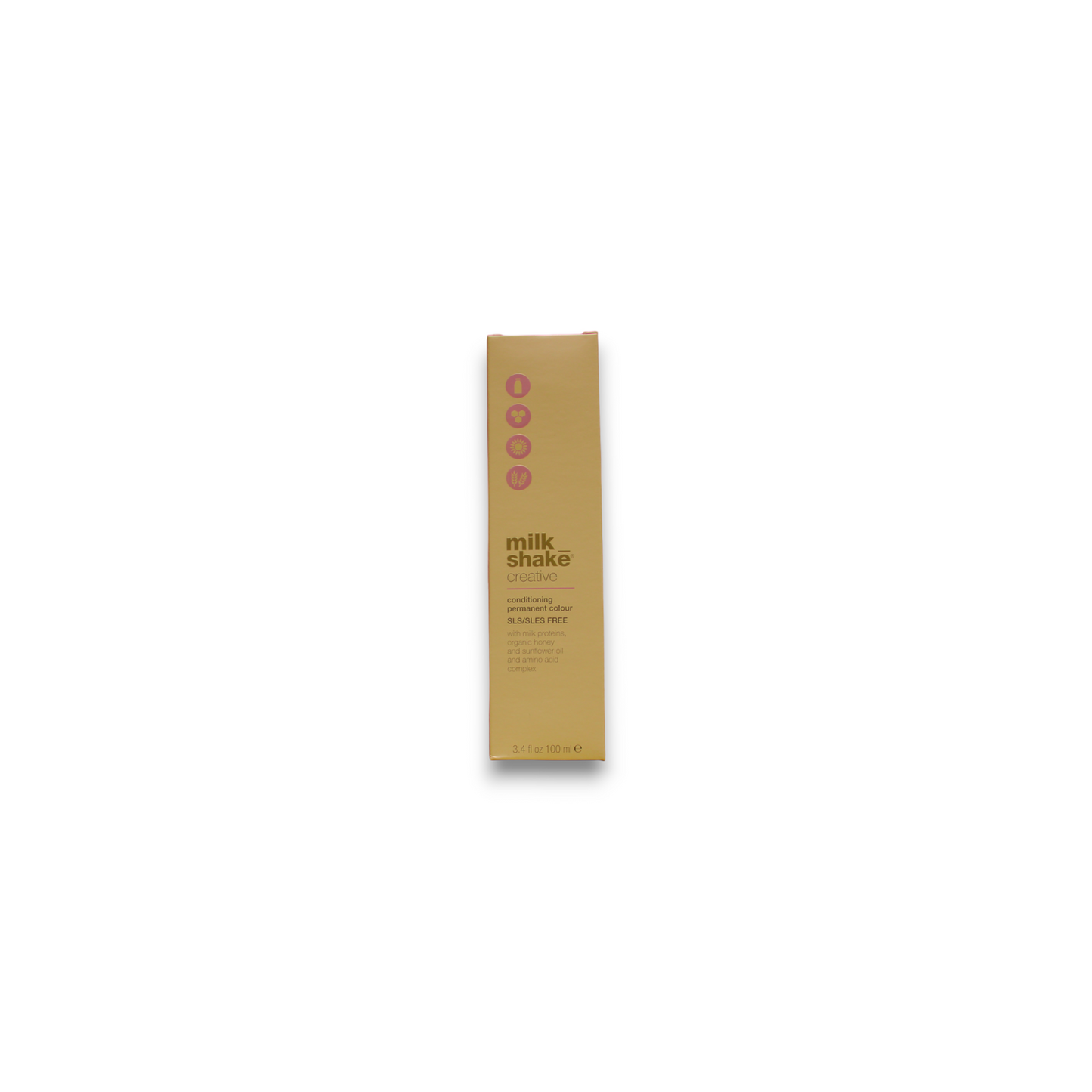 Milk Shake, Creative, SLS/SLES-Free, Permanent Hair Dye, 7.17A Medium Ash Blond, 100 ml