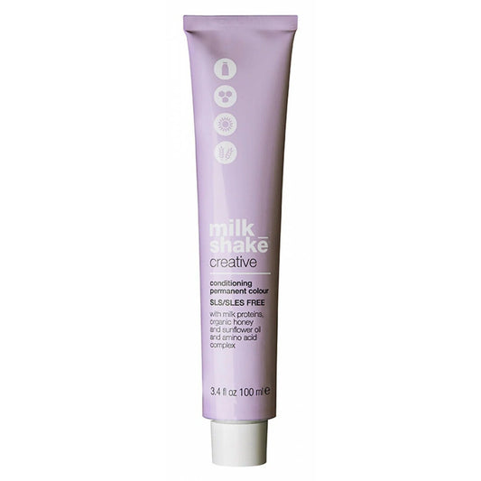 Milk Shake, Creative, SLS/SLES-Free, Permanent Hair Dye, 4.11 Intense Ash Medium Brown, 100 ml