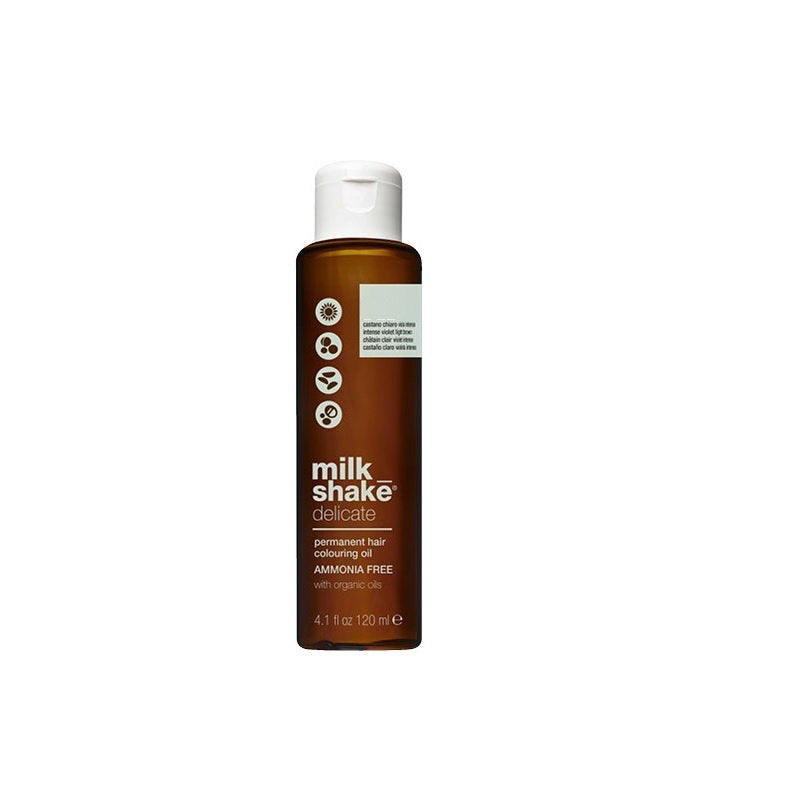 Milk Shake, Delicate, Ammonia-Free, Permanent Hair Colouring Oil, Violet, 120 ml