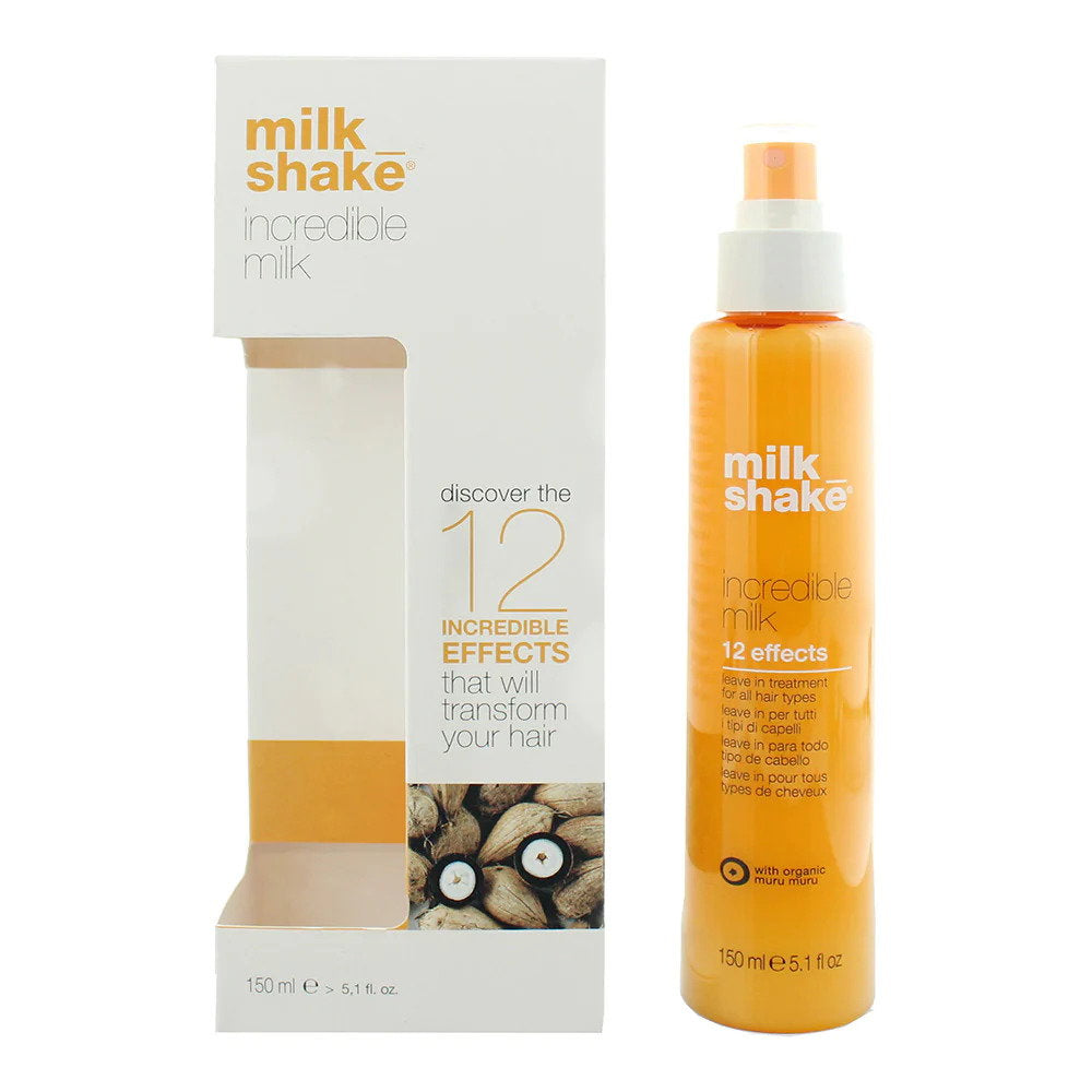 Milk Shake, Incredible Milk, Organic Fruit Extracts, Hair Spray Treatment, Repair/Protects/Volume & Shine, 150 ml