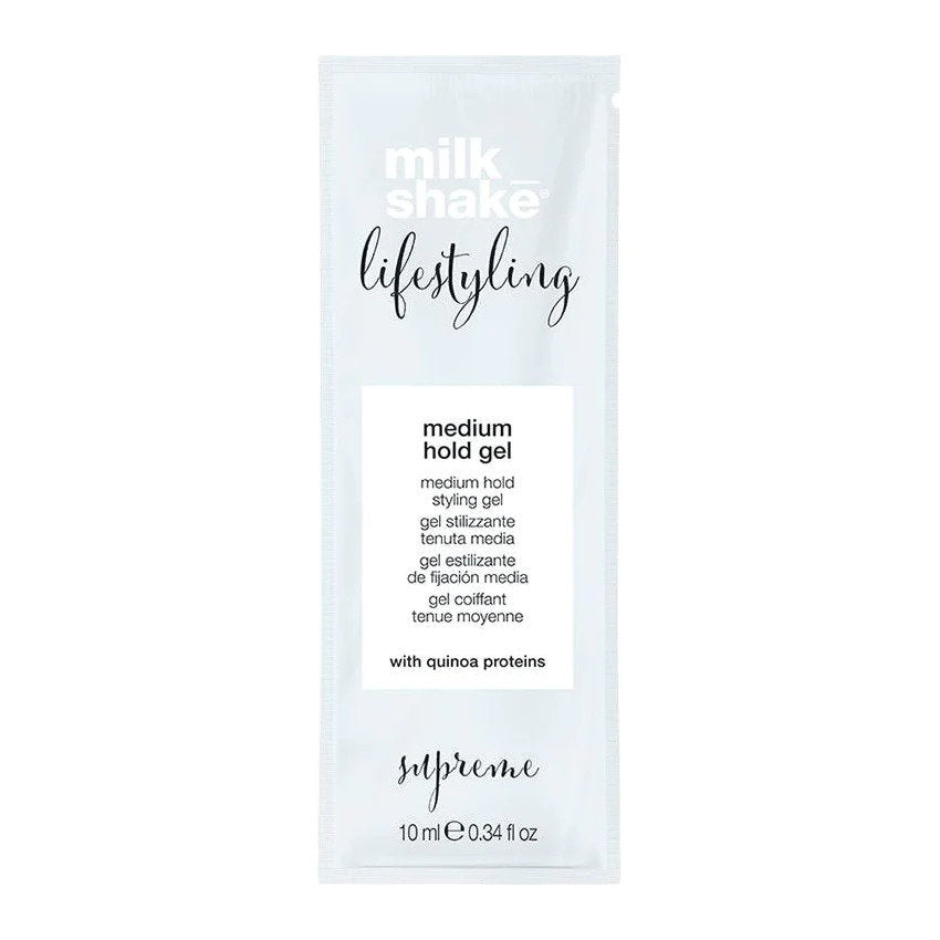 Milk Shake, Lifestyling, UV Filter, Hair Styling Gel, For Styling, Medium Hold, 10 ml