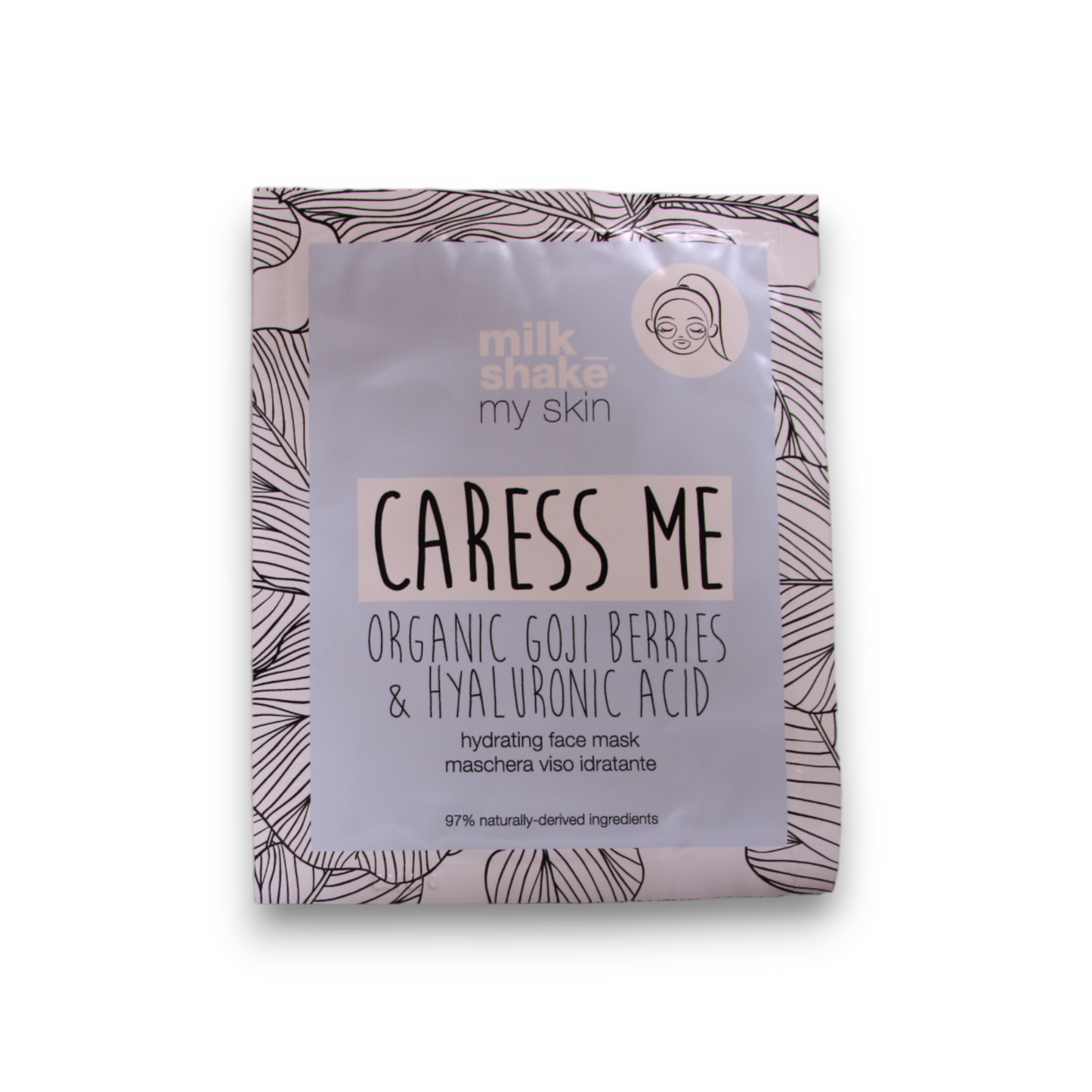 Milk Shake, My Skin Caress Me, Hyaluronic Acid, Hydrating, Sheet Mask, For Face, Day, 28 g