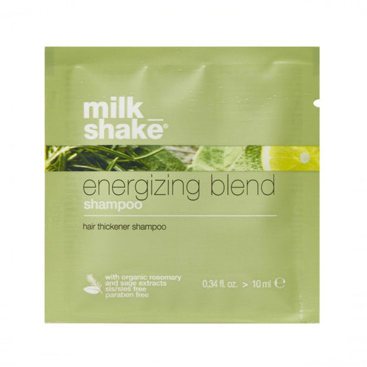 Milk Shake, Energizing Blend, Sulfates-Free, Hair Shampoo, Thickening, 10 ml