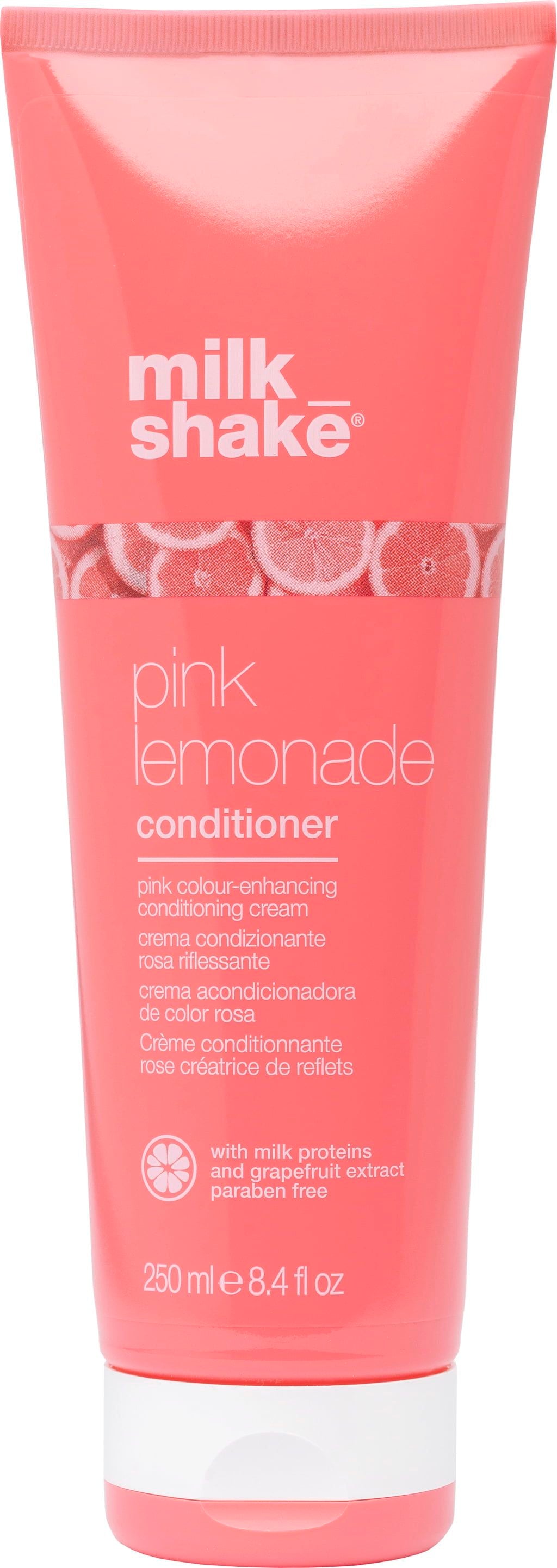 Milk Shake, Pink Lemonade, Milk Proteins, Hair Colour Conditioner, Pink, Colouring, 250 ml