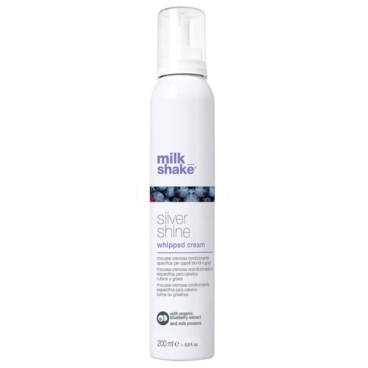 Milk Shake, Silver Shine Whipped Cream, Hair Leave-In Foam Conditioner, 200 ml