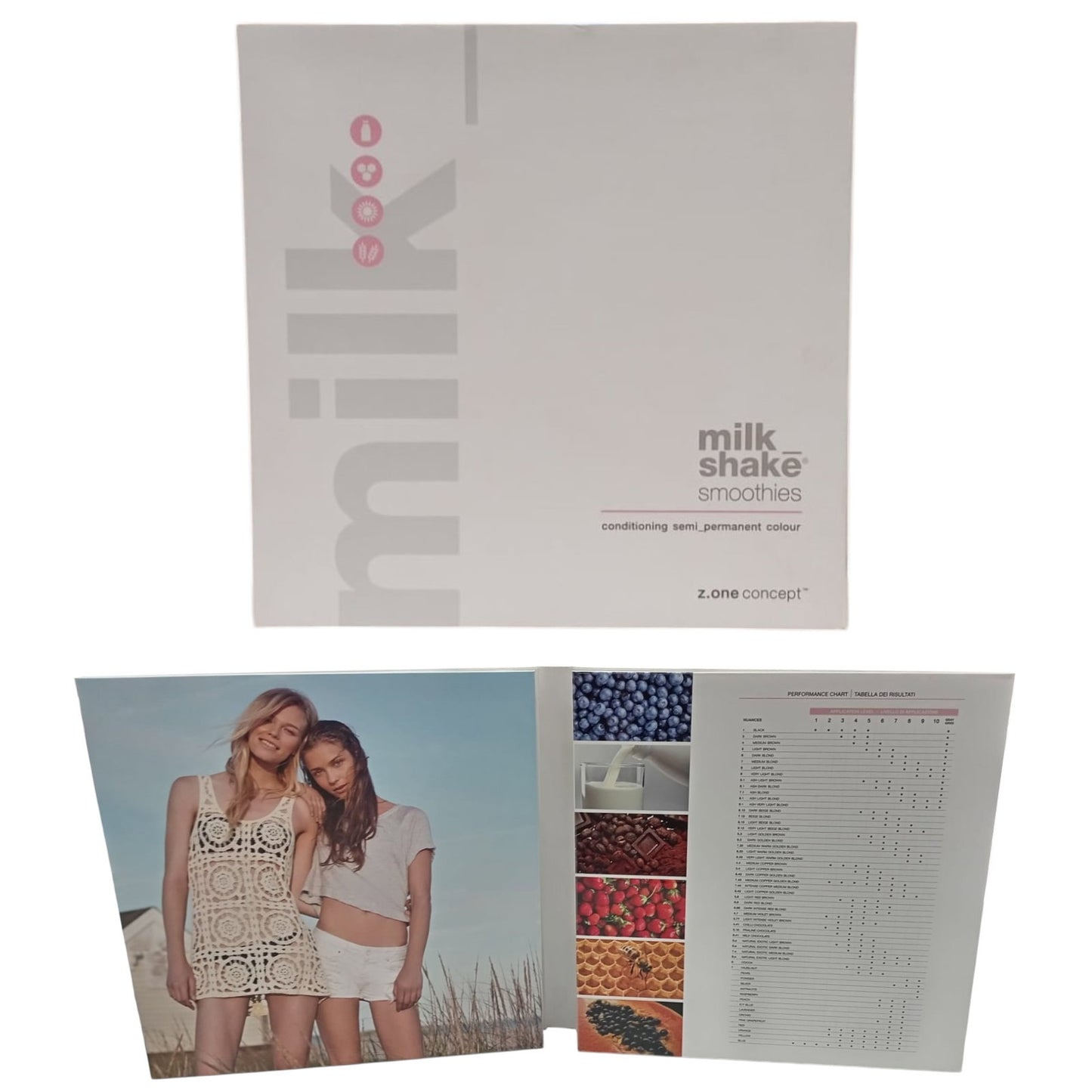 Milk Shake, Smoothies, Hair Colour Chart - view 2