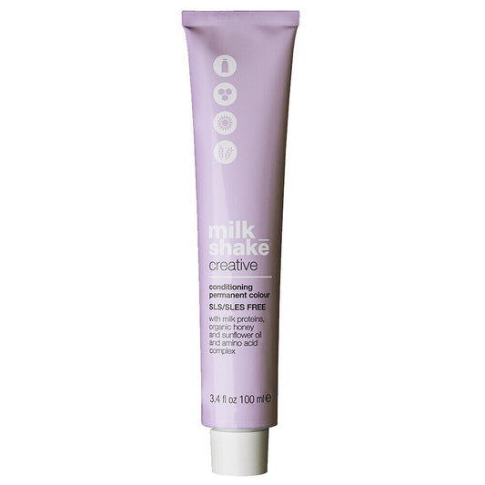 Milk Shake, Creative, SLS/SLES-Free, Permanent Hair Dye, 5.875BV Iridescent Chestnut Light Brown, 100 ml