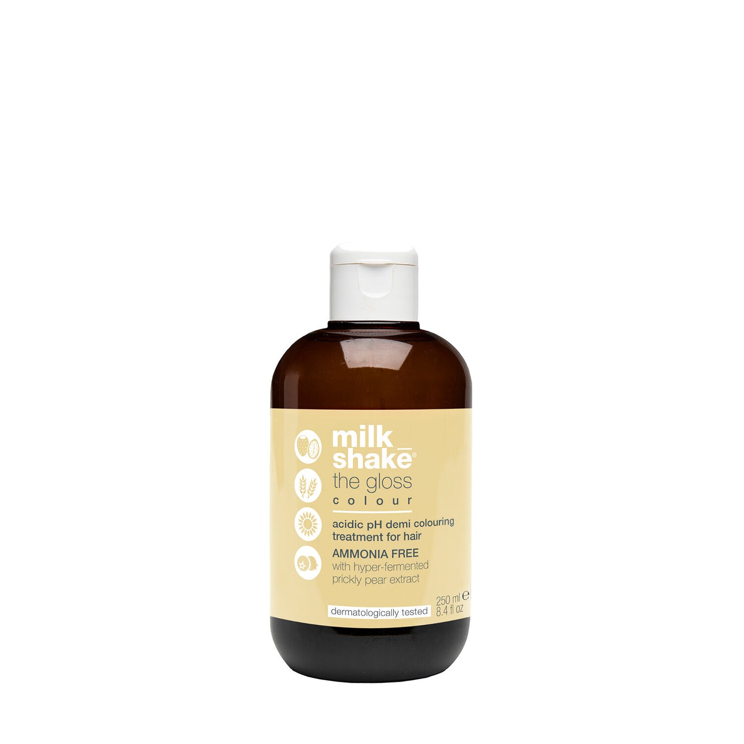 Milk Shake, The Golss Acidic pH, Demi-Permanent Hair Dye, 5 Castano Chiaro, 60 ml