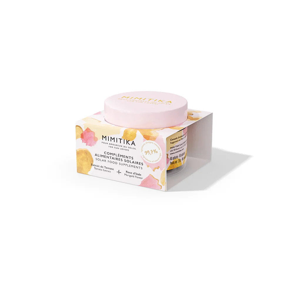 Mimitika, Solar Food, Extrait De Tomate & Rose D'Inde, Sun Protection, Day, Supplements, 25 g - view 2