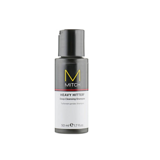 Mitch by Paul Mitchell, Hair Care Heavy Hitter, Paraben-Free, Hair Shampoo, Deep Cleansing, 50 ml