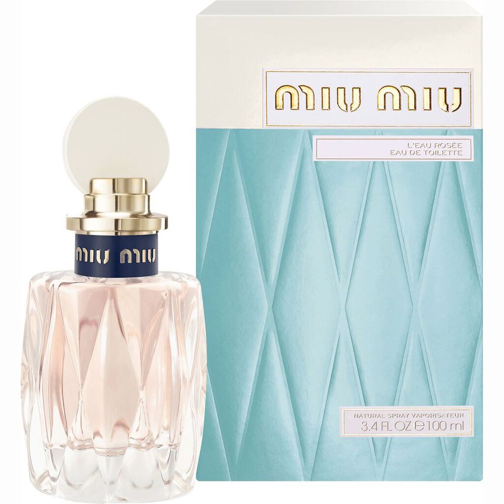 Miu Miu, L’Eau Rosee, Eau De Toilette, For Women, 100 ml