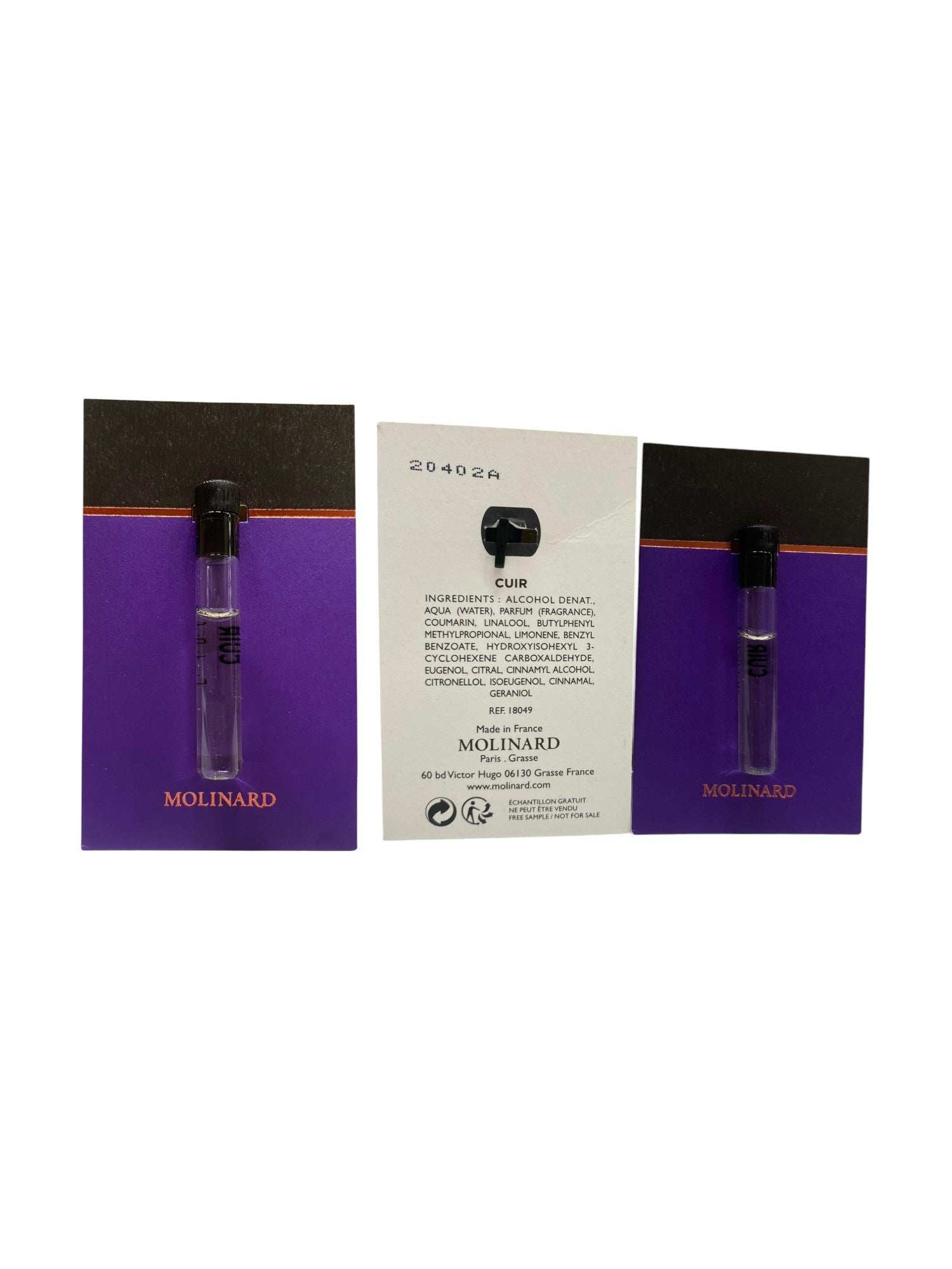Molinard, Les Elements Collection - Cuir, Eau De Parfum, For Women, 1 ml *Vial - view 2