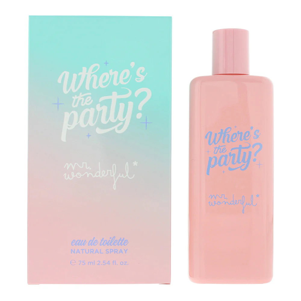Mr Wonderful, Where's The Party?, Eau De Toilette, For Women, 75 ml