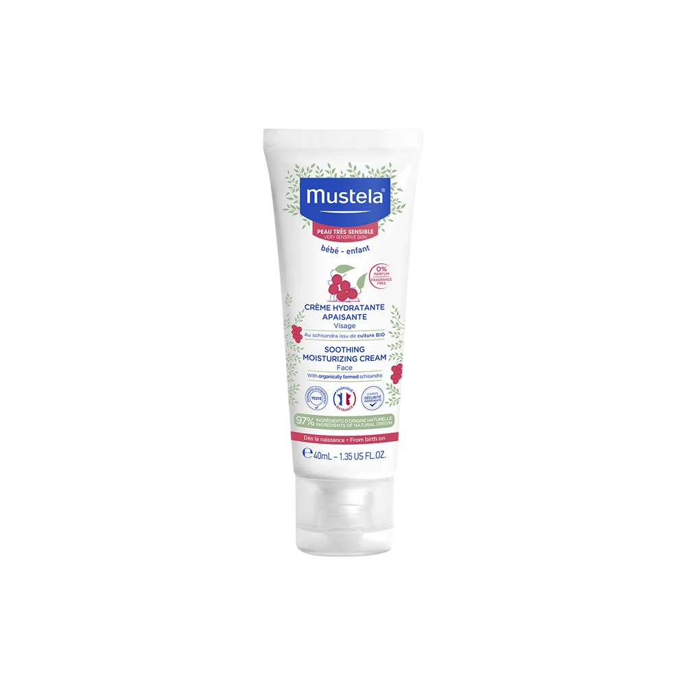 Mustela, Baby, Schisandra, Soothing, Cream, For Face, 40 ml