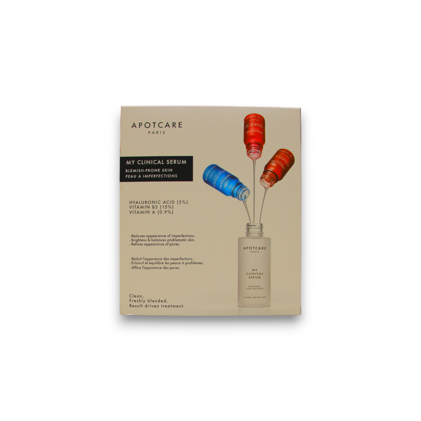 My Clinical Serum Set Apotcare: Vitamin B3, Vitamin B3, Anti-Redness, Serum, For Face, 10 ml + Vitamin A