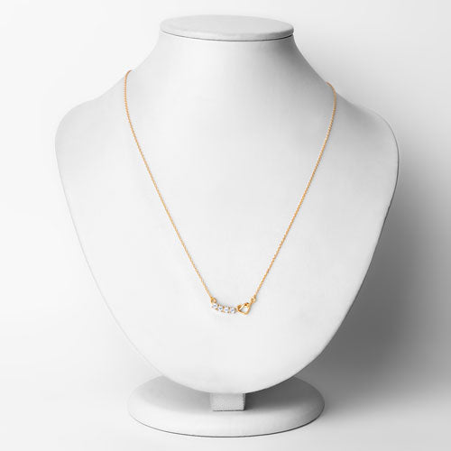 Collar de topacio azul genuino de 0.30 quilates de plata de ley .925