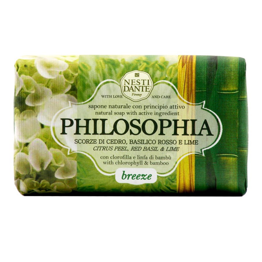 Nesti Dante, Philosophia Breeze, Cleansing & Refreshing, Scented Soap Bar, 250 g