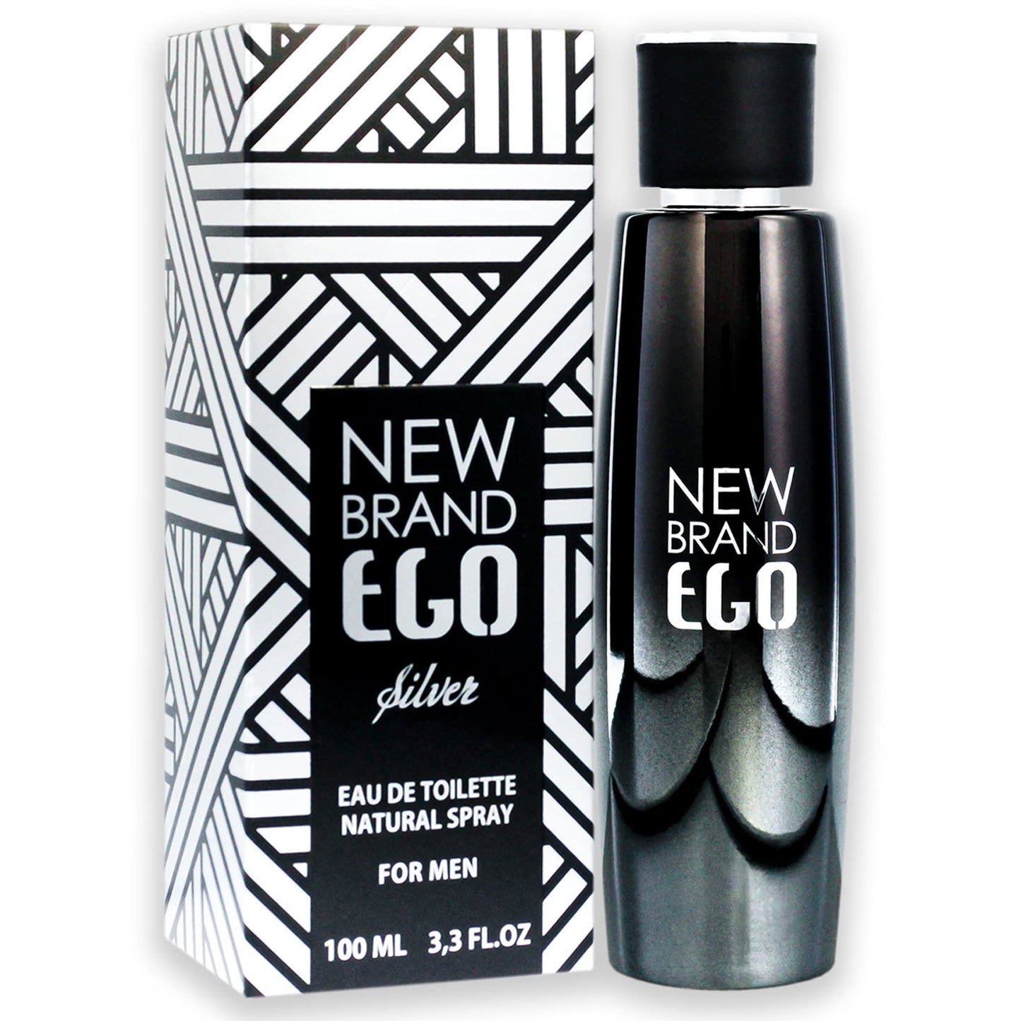 New Brand, Ego Silver, Eau De Toilette, For Men, 100 ml