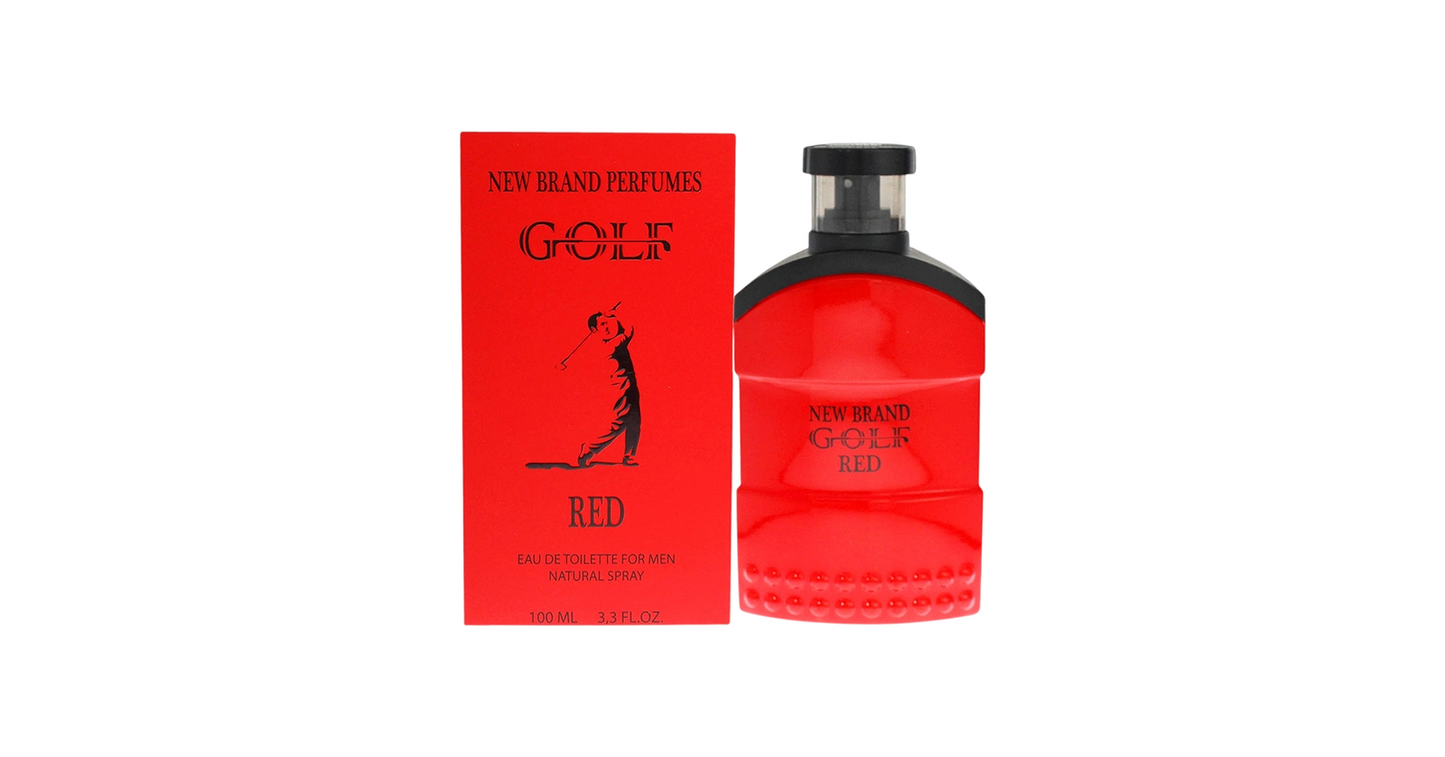 New Brand, Golf Red, Eau De Toilette, For Men, 100 ml