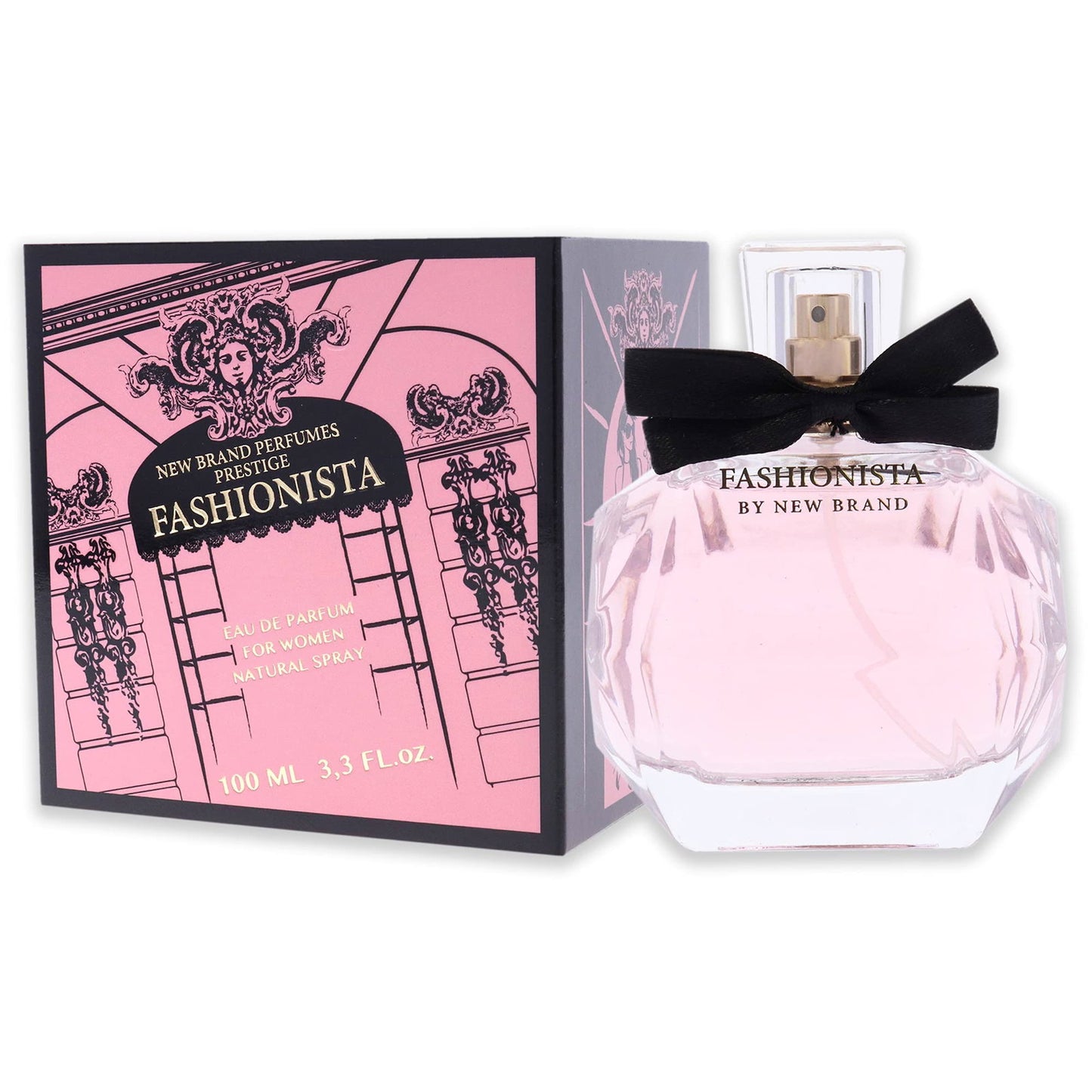New Brand Prestige, Fashionista, Eau De Parfum, For Women, 100 ml