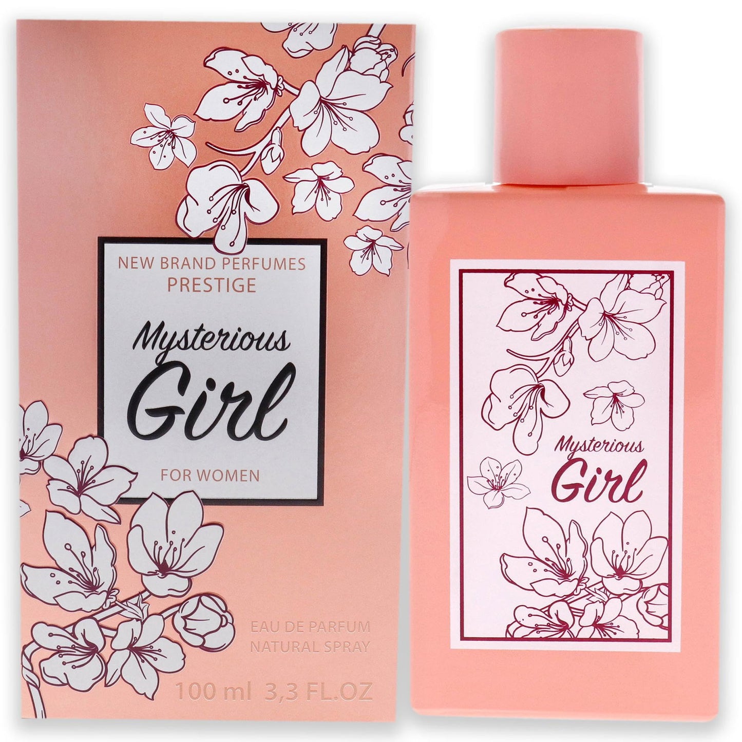New Brand Prestige, Mysterious Girl, Eau De Parfum, For Women, 100 ml