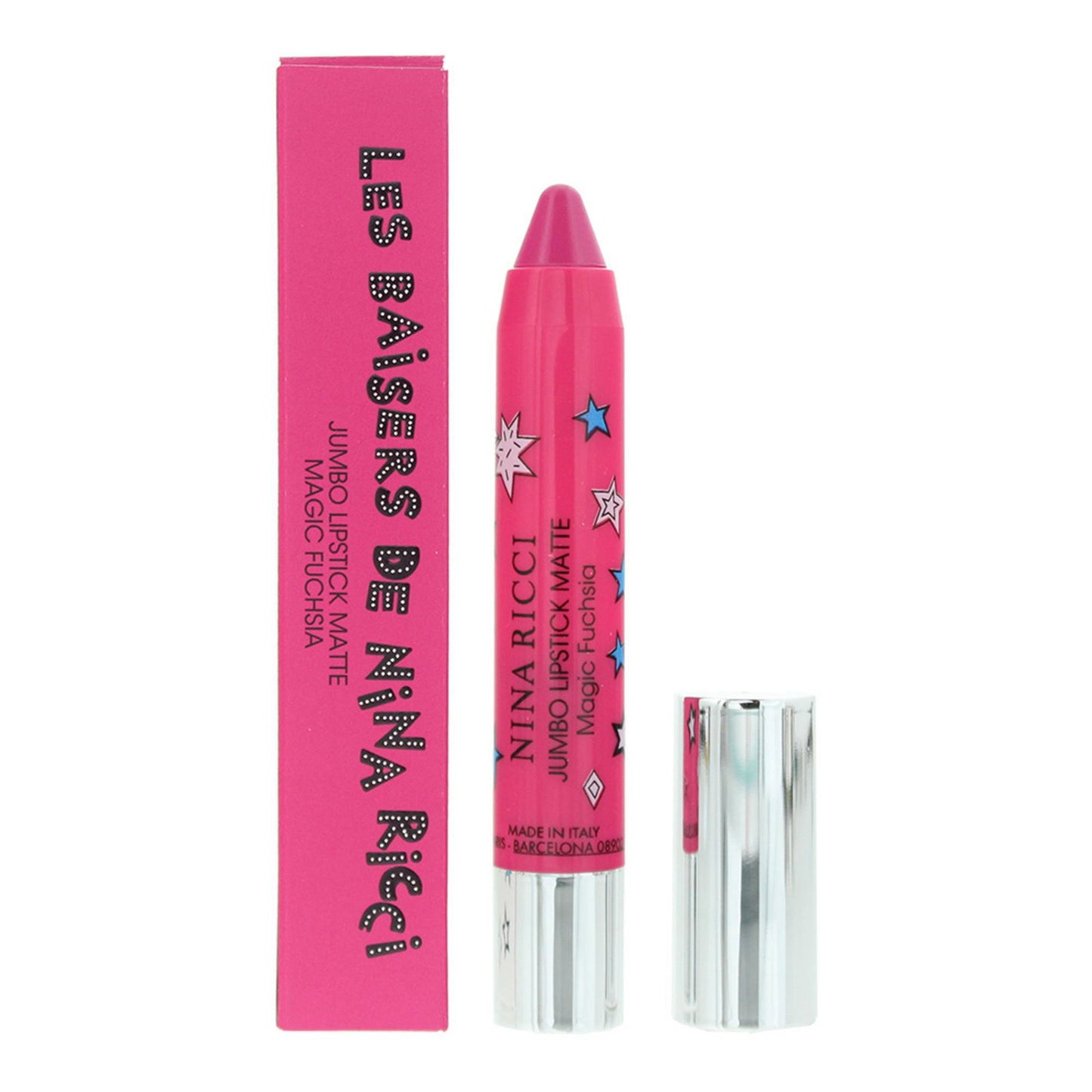 Nina Ricci, Jumbo Lipstick Matte, Cream Lipstick, Magic Fuchsia, 2.5 g *Tester