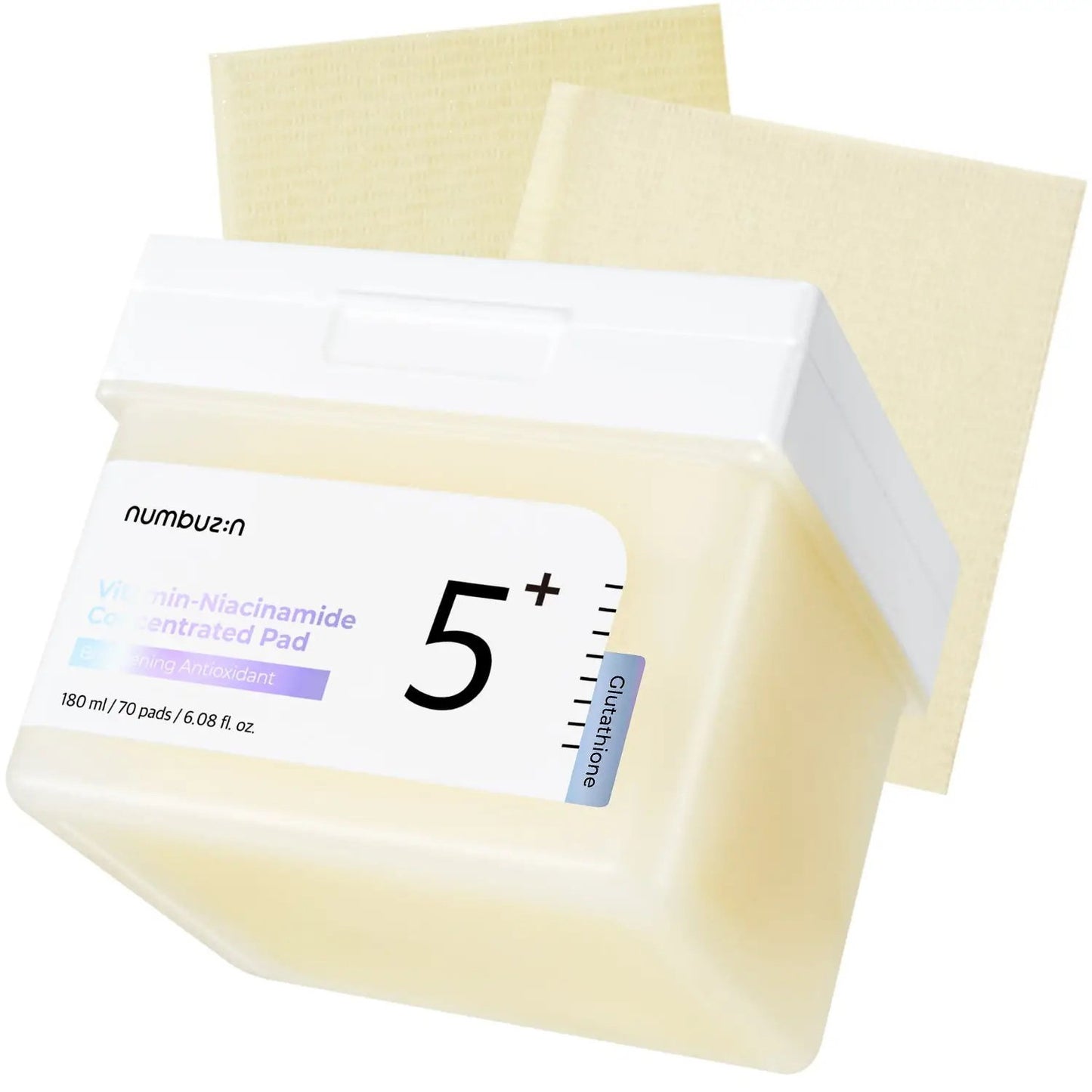 Numbuzin, No.5 Vitamin-Niacinamide Concentrated, Antioxidant, Cleansing Pads