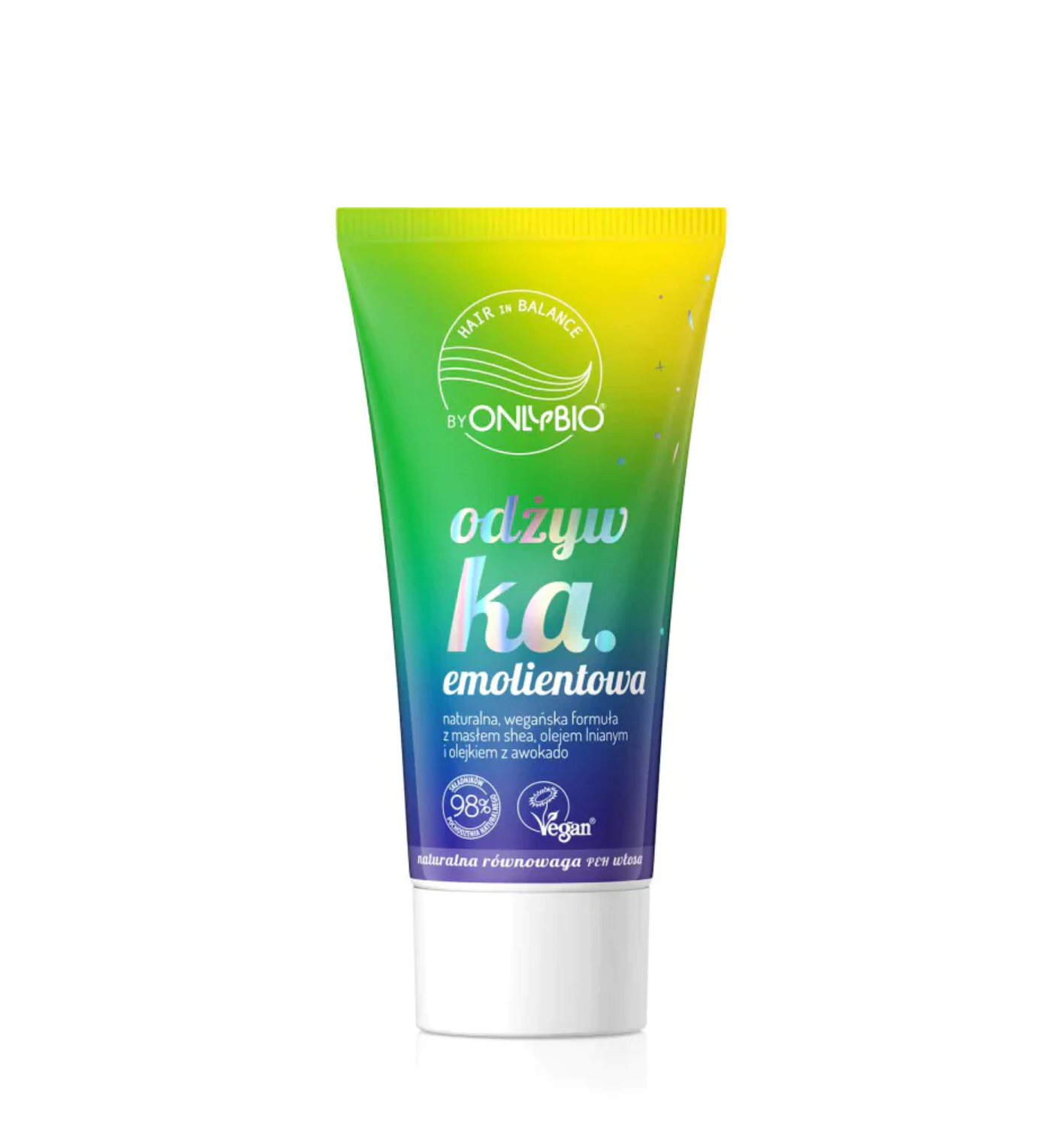 OnlyBio, Hair Balance Emollient, Shea Butter, Hair Conditioner, Anti-Frizz, 50 ml - view 3