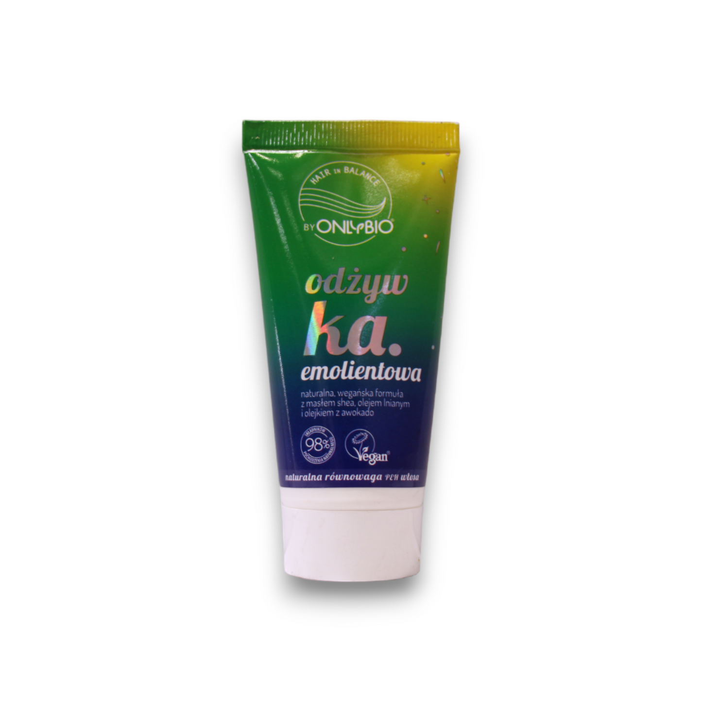 OnlyBio, Hair Balance Emollient, Shea Butter, Hair Conditioner, Anti-Frizz, 50 ml - view 2