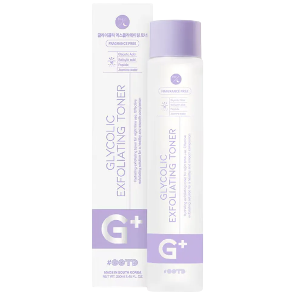 #OOTD, G+, AHA/BHA, Exfoliating, Cleansing Toner, 250 ml