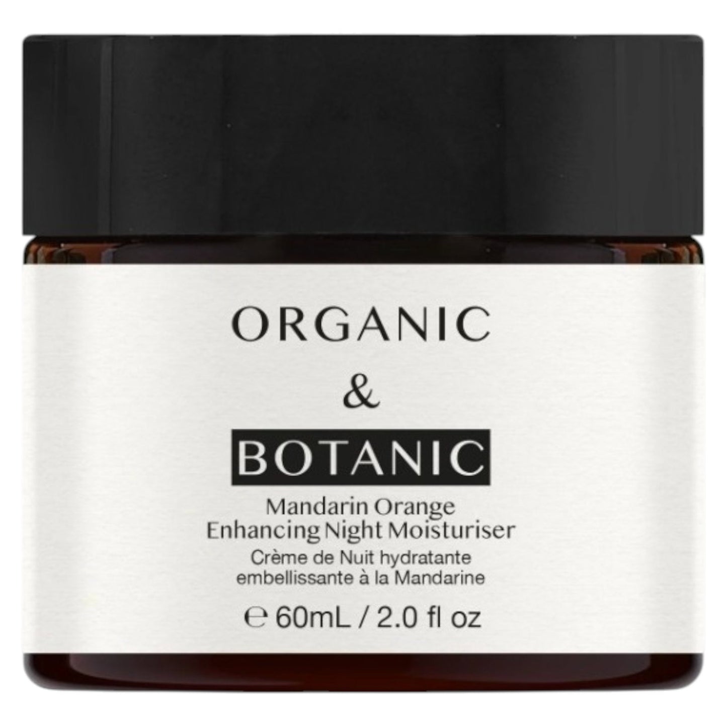 Organic & Botanic, Mandarin Orange, Moisturizing, At Night, Cream, For Face, 60 ml