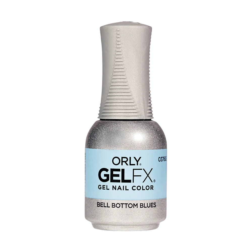 Orly, Gelfx, Shimmer, Semi-Permanent Nail Polish, Bell Bottom Blues, 18 ml