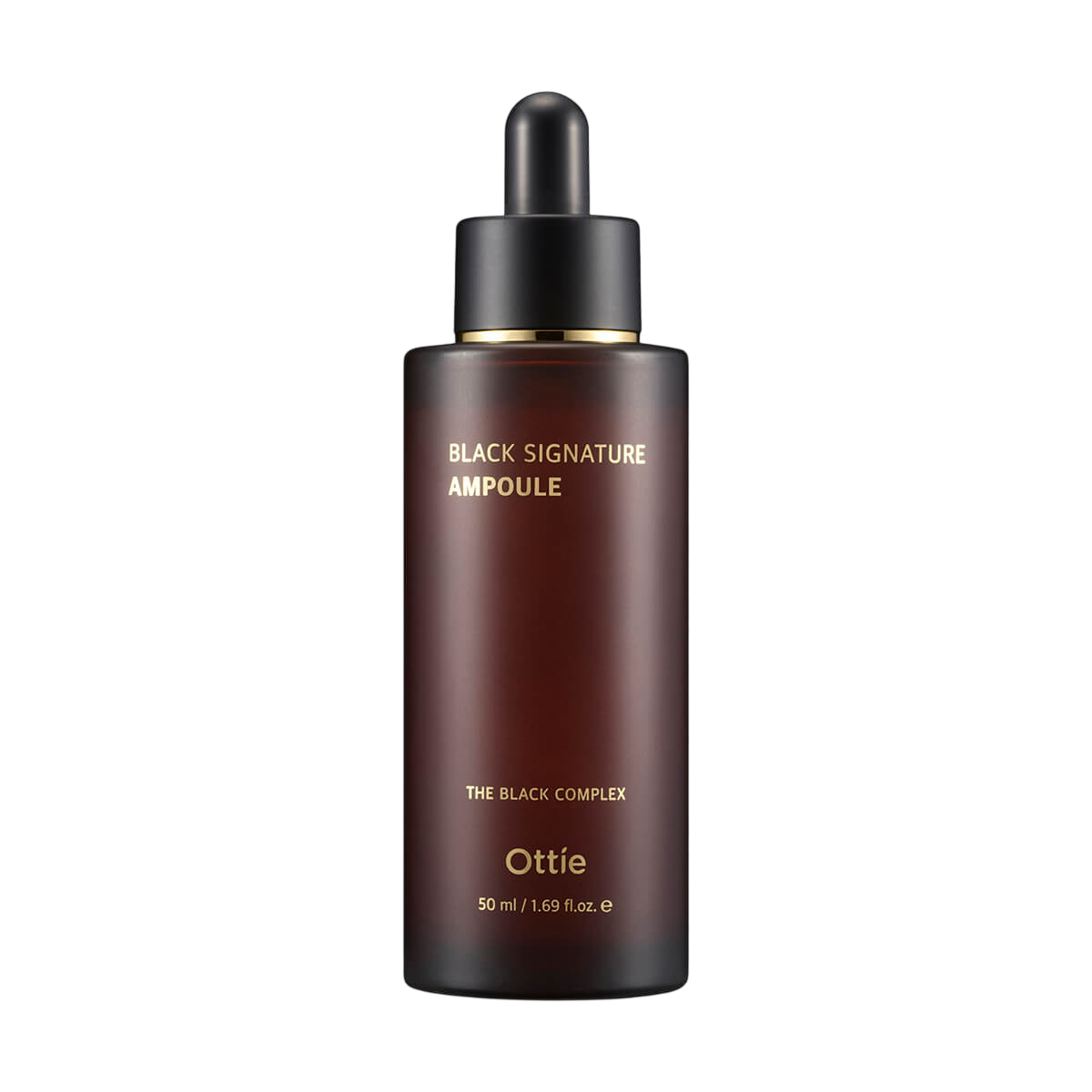 Ottie, Black Line, Snail Mucin, Hydrating & Regenerating, Day & Night, Serum, For Face, 50 ml