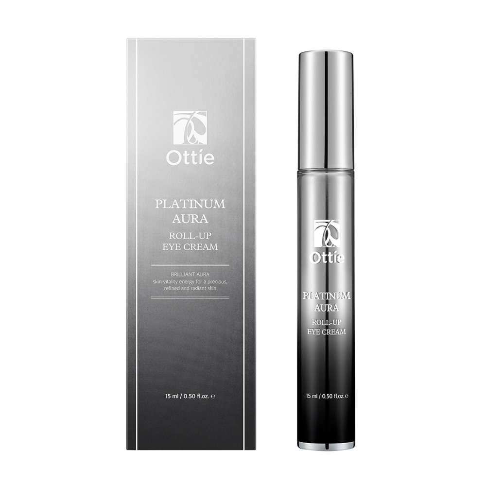 Ottie, Platinum Line, Hydrating & Revitalising, Day & Night, Eye Roll-On, 15 ml