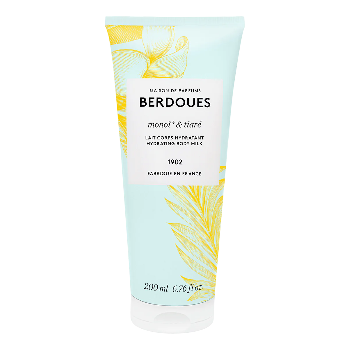Parfums Berdoues, Monoi & Tiare, Hydrating, Body Milk, 200 ml *Tester