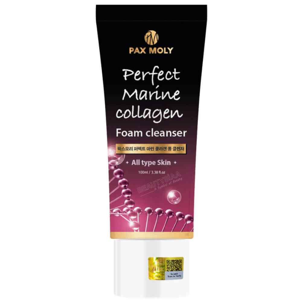 PaxMoly, Perfect Collagen, Cleansing & Hydrating, Cleansing Foam, 100 ml